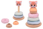 Treleker - Jouéco The Wildies Family stacking tower with soft rings - 263-80146