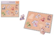 Treleker - Jouéco The Wildies Family knobpuzzle - 263-80132