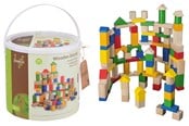 Treleker - Jouéco Wooden blocks 100 pcs - 263-80019