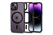 Mobil - Deksel og etui - Tech-Protect MagMat MagSafe Case for iPhone 14 - Clear Black - 9589046925467