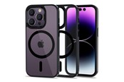 Mobil - Deksel og etui - Tech-Protect MagMat MagSafe Case for iPhone 14 Pro - Clear Black - 9589046925481