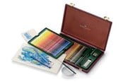 Skrive- & Tegneverktøy - Faber-Castell Albrecht Durer Watercolor Pencils Wood Case of 48 Accessories - 117506