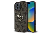 Mobil - Deksel og etui - GUESS 4G Big Logo Case for iPhone 16 Pro - Brown - 3666339327583