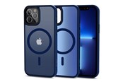 Mobil - Deksel og etui - Tech-Protect MagMat MagSafe Case for iPhone 12 / 12 Pro - Navy Matte - 9490713933084