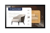Digital skilting & Hotell TV - Samsung QM32C-T QMC-T Series - 32" LED-backlit LCD display - Full HD - for digital signage / interactive communication - LH32QMCTBGCXEN
