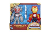 Figurer - Marvel Iron Man and his Awesome Friends Iron Man Ultron Clash Pack - G19955L00