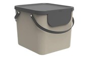 Rengjøring - rotho Albula - recycling bin - 40 L - plastic - cappuccino - 24 Miesiace Gwarancji