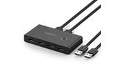 USB-hub - UGREEN switch box HUB switch 4x USB 3.2 Gen 1 USB splitter for two computers black (US216 30768) USB-hub - USB 3.2 - 6957303837687