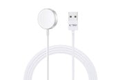 Mobil - Adaptere og ladere - Tech-Protect UltraBoost Inductive Magnetic Charger with USB-A Connector for Apple Watch 1.2m - White - 9490713932773