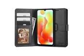 Mobil - Deksel og etui - Tech-Protect Wallet Case for Xiaomi Redmi 12C - Black - 9490713933756