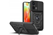 Mobil - Deksel og etui - Tech-Protect CamShield Pro Case for Xiaomi Redmi 12C - Black - 9490713934340