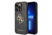 Mobil - Deksel og etui - GUESS GUHCP15L4GMGGR iPhone 15 Pro 6.1" gray/gray hardcase 4G Big Metal Logo - 3666339171568
