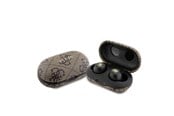 Hodetelefoner - GUESS 4G Metal Bluetooth headphones with ENC docking station - brown - 3666339220846