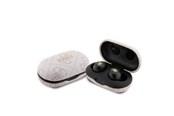 Hodetelefoner - GUESS 4G Metal Bluetooth headphones with ENC docking station - pink - 3666339220860