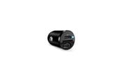 Mobil - Adaptere og ladere - Puro Mini 30W Power Delivery 2 x USB-C Car Charger - Black - FCMCHUSBCC30WBLK