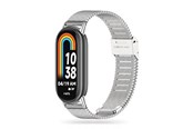Smartklokke - Tilbehør - Tech-Protect MilaneseBand Strap for Xiaomi Smart Band 8 / 8 NFC - Silver - 9490713935170