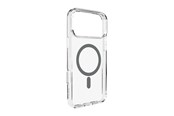 Mobil - Deksel og etui - Puro Lite Mag TPU+PC Case Compatible with MagSafe for iPhone 17 Pro - Transparent with Gray Ring - PUIPC17P63LITEMDKGR