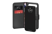 Mobil - Deksel og etui - Puro Wallet Stand Case for iPhone 17 Air made of eco-leather with a flap wallet and stand function - black - PUIPC1766BOOKC8BLK