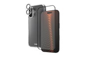 Mobil - Deksel og etui - SBS set with D3O technology for iPhone 16 - case + glass screen and camera protector - transparent - TEKITD3OIP1661