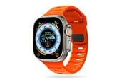 Smartklokke - Tilbehør - Tech-Protect IconBand Line Strap for Apple Watch 4 / 5 / 6 / 7 / 8 / 9 / SE / Ultra 1 / 2 (42 / 44 / 45 / 49 mm) - Orange - 9490713934845