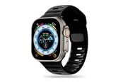 Smartklokke - Tilbehør - Tech-Protect IconBand Line Strap for Apple Watch 4 / 5 / 6 / 7 / 8 / 9 / SE / Ultra 1 / 2 (42 / 44 / 45 / 49 mm) - Black - 9490713934852