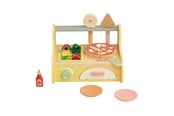 Treleker - Classic World Wooden Pizza Oven Playset 7-piece. - 50590