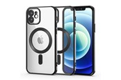 Mobil - Deksel og etui - Tech-Protect  MagShine Line MagSafe Case for iPhone 12 - Black - 9490713935422