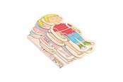 Puslespill - Beleduc Wooden Layered Puzzle Girl - 5 Layers Tre - 17160