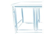 Veggmontering, AV-braketter & AV-møbler - Middle Atlantic C5 Series Wood Kit mounting component - millwork drawings and hardware - Max - recommended for - C5-MK31-2