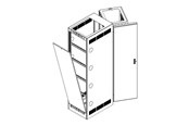 Rackskap - Middle Atlantic 37RU Rear Access Panel for WR Racks - WR-RAP-37