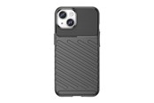 Mobil - Deksel og etui - Hurtel Armored iPhone 15 Plus Thunder Case - Black - 9145576279519