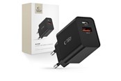Mobil - Adaptere og ladere - Tech-Protect NC30W Mains Charger USB-C PD 30W / USB-A QC 3.0 - Black - 9490713935187