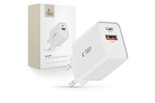 Mobil - Adaptere og ladere - Tech-Protect NC30W Mains Charger USB-C PD 30W / USB-A QC 3.0 - White - 9490713935194