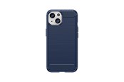 Mobil - Deksel og etui - Hurtel Flexible Carbon Case with a Carbon Pattern for iPhone 15 - Blue - 9145576279427