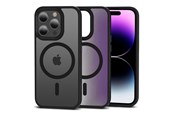 Mobil - Deksel og etui - Tech-Protect MagMat MagSafe Case for iPhone 15 Pro Max - Matte Black - 9490713936535