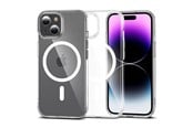 Mobil - Deksel og etui - Tech-Protect FlexAir Hybrid MagSafe Case for iPhone 15 - Transparent - 9490713936603