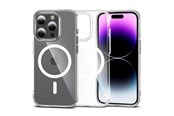 Mobil - Deksel og etui - Tech-Protect FlexAir Hybrid MagSafe Case for iPhone 15 Pro - Clear - 9490713936610