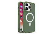 Mobil - Deksel og etui - Hurtel Armored Magnetic iPhone 14 Plus MagSafe Color Matte Case - Green - 9145576278796