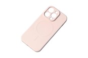 Mobil - Deksel og etui - Hurtel MagSafe Compatible Silicone Case for iPhone 15 Pro Max Silicone Case - Cream - 9145576279991