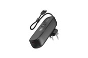 Nødlader - SBS Hybrid PD 20W 5000mAh Power Bank with Built-in Cable and Foldable Plug - Black Nødlader - Svart - 5000 mAh - TETRBB5000PD20