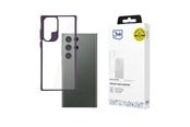 Mobil - Deksel og etui - 3mk Satin Armor Case+ Purple for Samsung Galaxy S24 Ultra - Transparent - 5903108592871