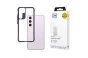 Mobil - Deksel og etui - 3mk Satin Armor Case+ Purple for Samsung Galaxy S24 - Transparent - 5903108592864
