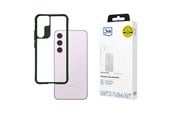 Mobil - Deksel og etui - 3mk Satin Armor Case+ Green for Samsung Galaxy S24 - transparent - 5903108592758