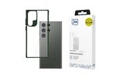 Mobil - Deksel og etui - 3mk Satin Armor Case+ Green for Samsung Galaxy S24 Ultra - transparent - 5903108592765