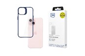 Mobil - Deksel og etui - 3mk Satin Armor Case+ Blue for Apple iPhone 15 - transparent - 5903108592628