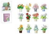 Kreative leker - Trend Toys Building blocks plant in pot 12 asst. CDU - 201049