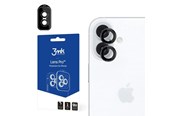 Mobil - Beskyttelsesglass - 3mk Lens Protection Pro Camera Cover with Black Frame for iPhone 16 / 16 Plus - 5903108588546