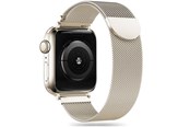 Smartklokke - Tilbehør - Tech-Protect MilaneseBand Strap for Apple Watch 4 / 5 / 6 / 7 / 8 / 9 / SE (38/40/41 mm) - Beige - 9319456607260
