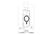 Mobil - Deksel og etui - Puro Lite Mag TPU+PC Case Compatible with MagSafe for iPhone 17 - Transparent with Black Ring - PUIPC1763LITEMBLK