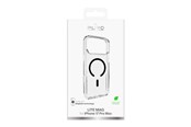 Mobil - Deksel og etui - Puro Lite Mag TPU+PC Case Compatible with MagSafe for iPhone 17 Pro Max - Transparent with Black Ring - PUIPC17P69LITEMBLK